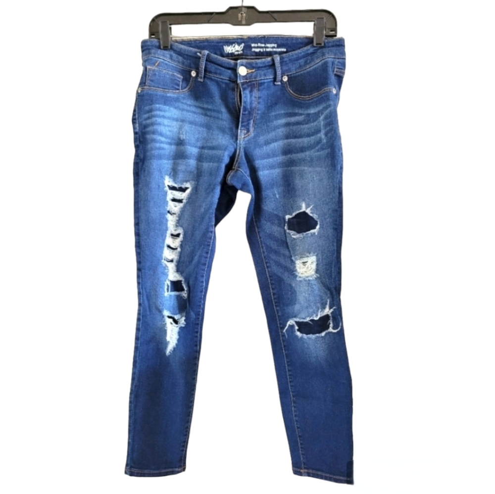 Mid-rise Distressed Jeggings